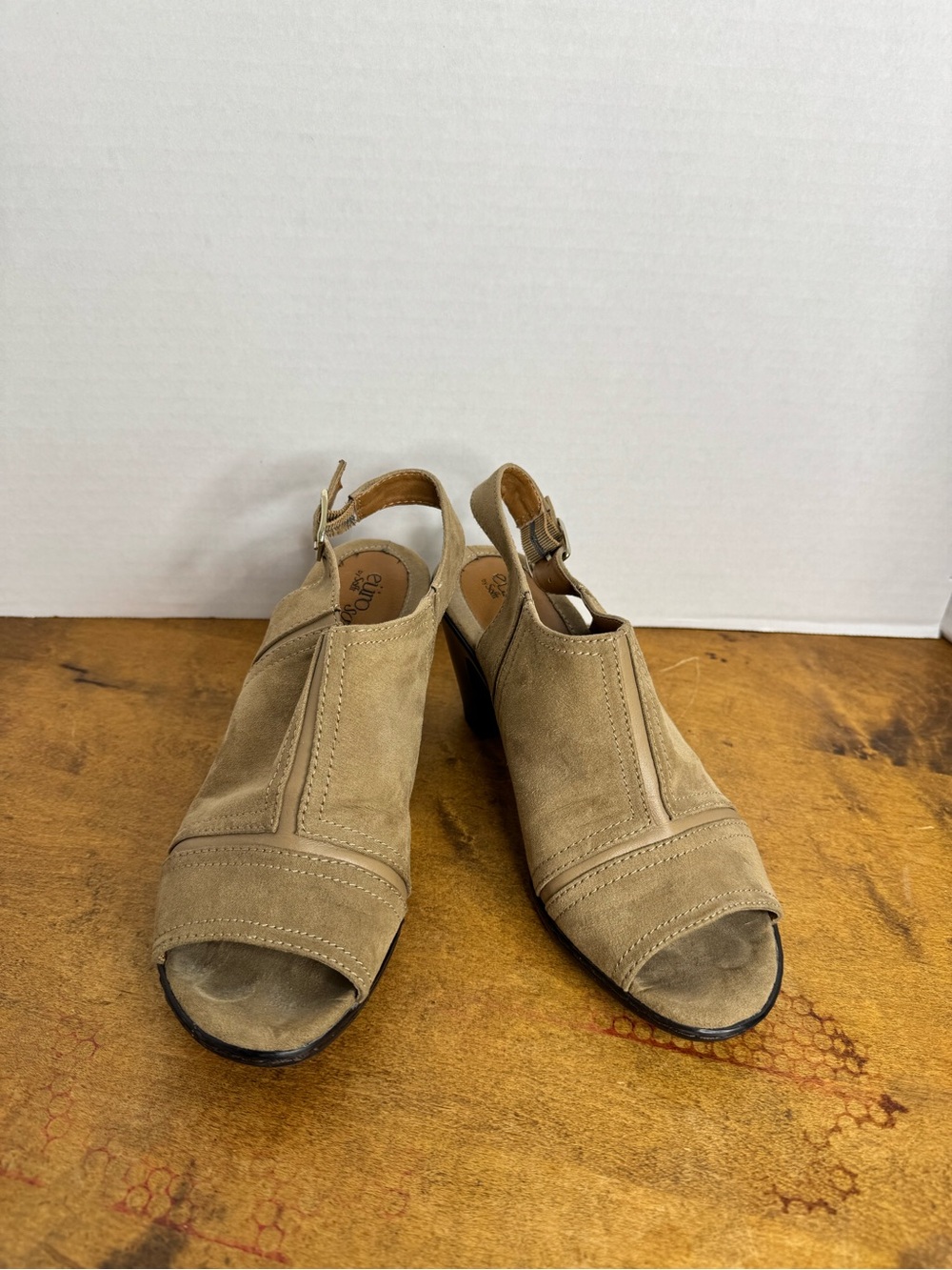 EuroSoft Suede Open Toe Mule